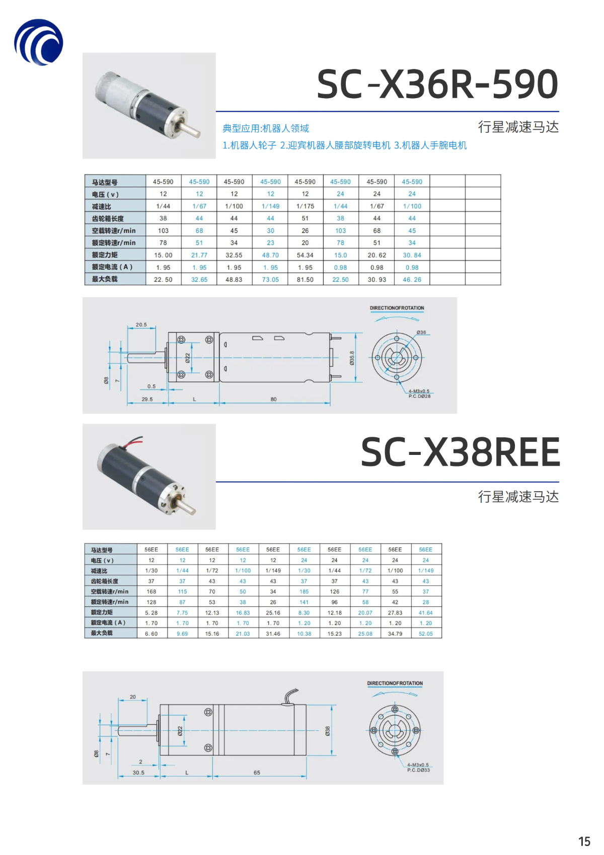 行星減速電機