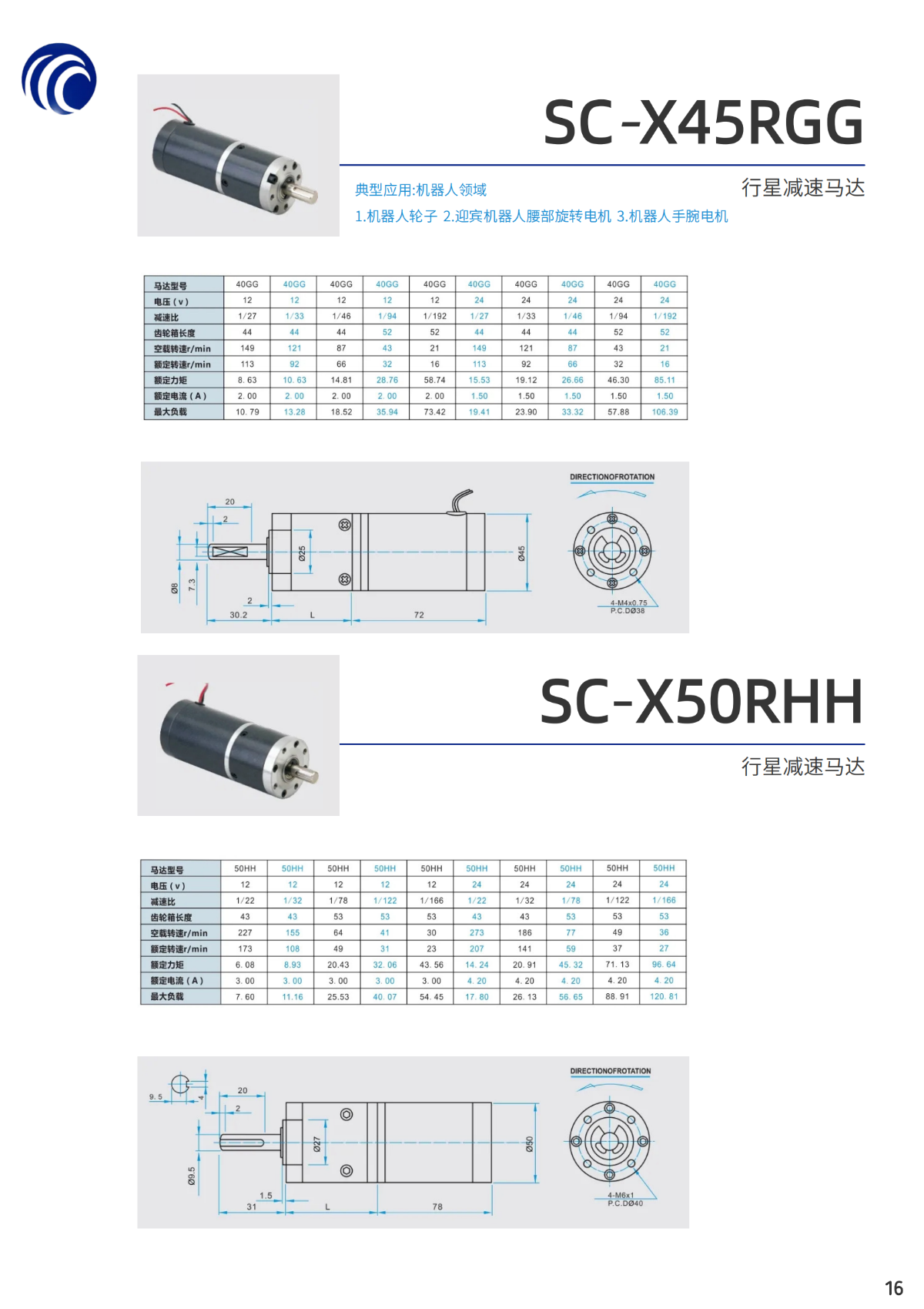 行星減速電機